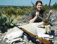 Addax Hunts with professional hunting guide Dan Moody Hunting Services in Texas