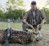 Axis Hunts with professional hunting guide Dan Moody Hunting Services in Texas