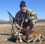 Blackbuck Hunts with professional hunting guide Dan Moody Hunting Services in Texas