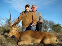 Impala Hunts with professional hunting guide Dan Moody Hunting Services in Texas