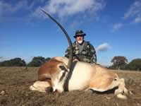 Oryx Hunts with professional hunting guide Dan Moody Hunting Services in Texas