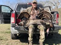 Turkey Hunts with professional hunting guide Dan Moody Hunting Services in Texas