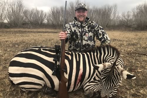 Zebra Hunting Trip in Texas